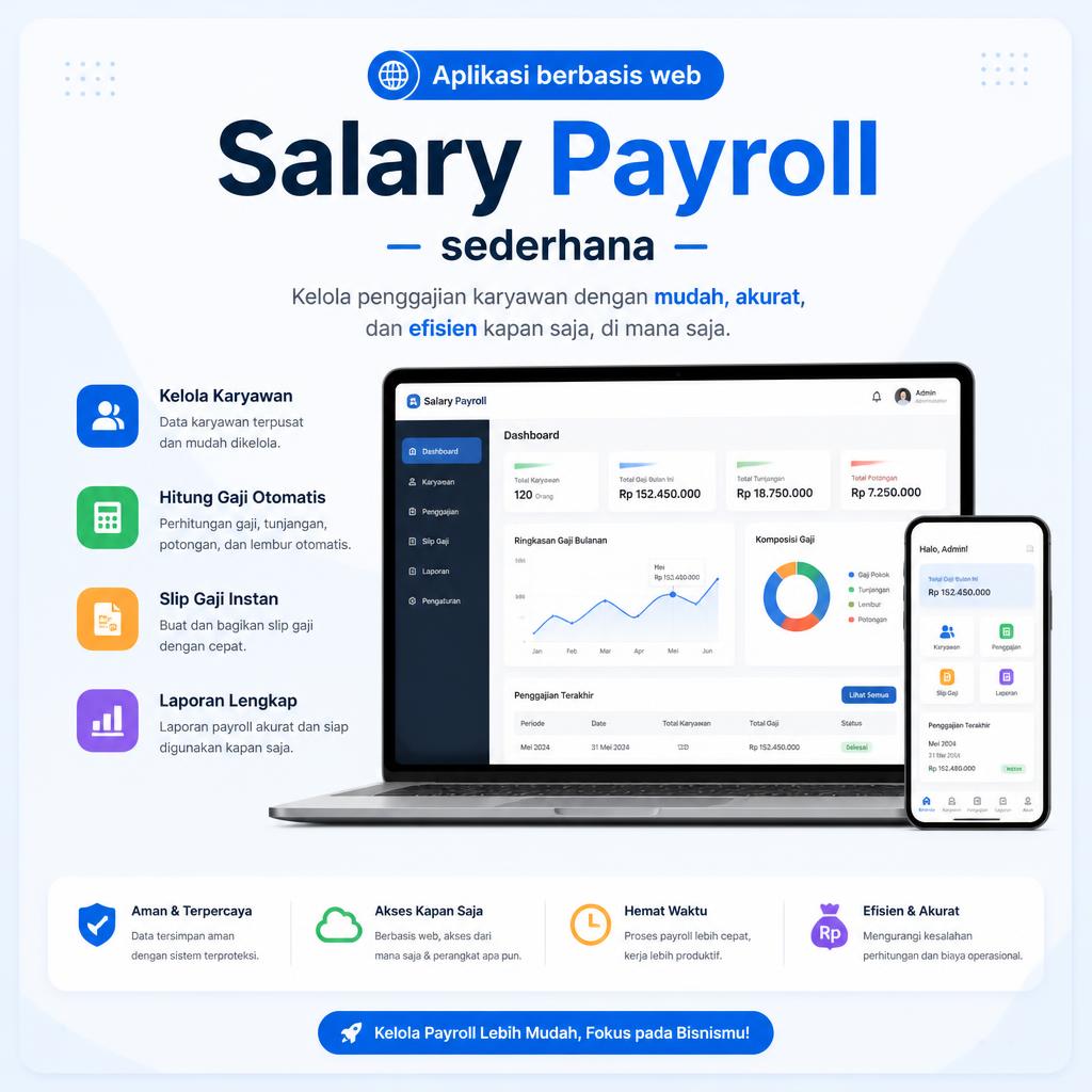 Aplikasi Salary Payroll / Managemen Gaji Karyawan