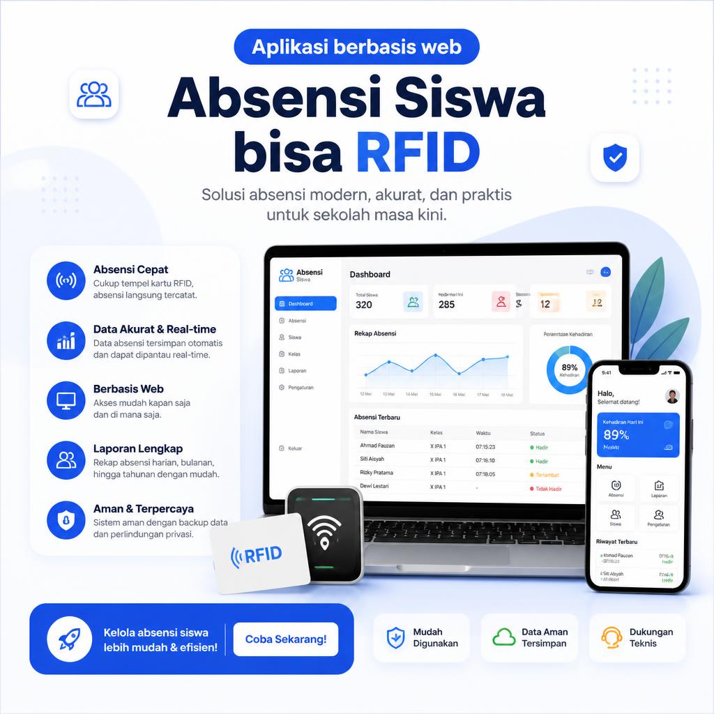 Aplikasi Sistem Absensi Siswa online & Offline